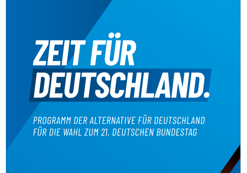 Bundestagswahlprogramm 2025